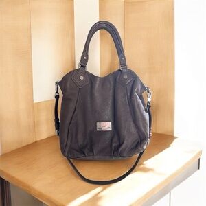 Marc by Marc Jacobs Classic Q Fran Tote bag in Taupe pebbled leather